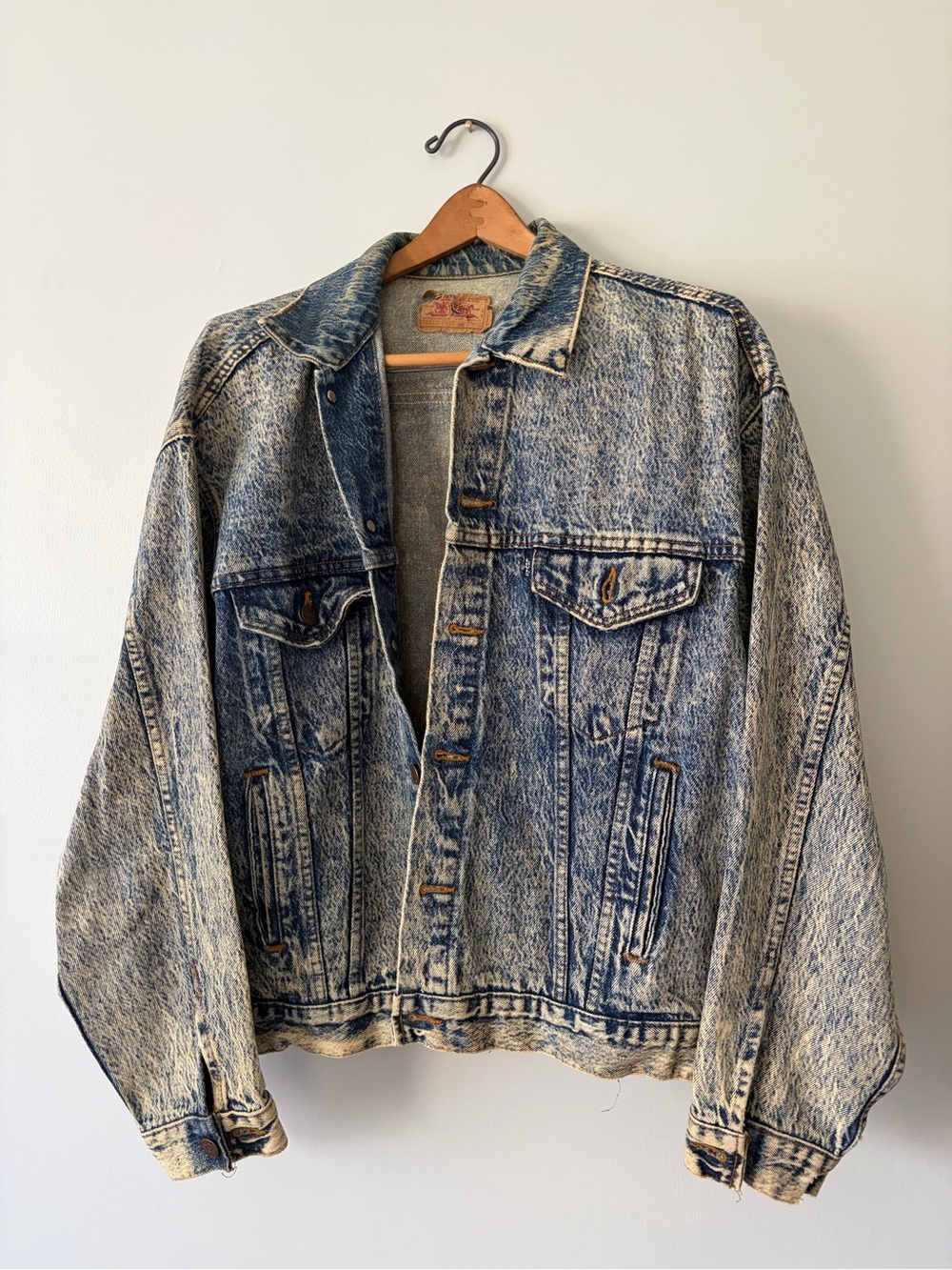 Vintage 80s Levi’s Acid-Wash Denim Jacket